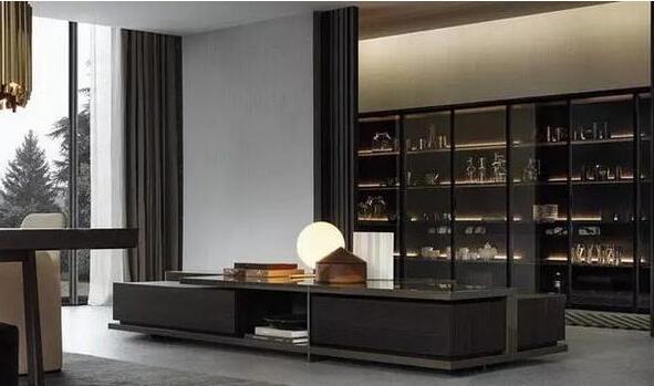 第一次到老板的別墅參觀，進門就給客廳的設計美呆了，大氣奢華