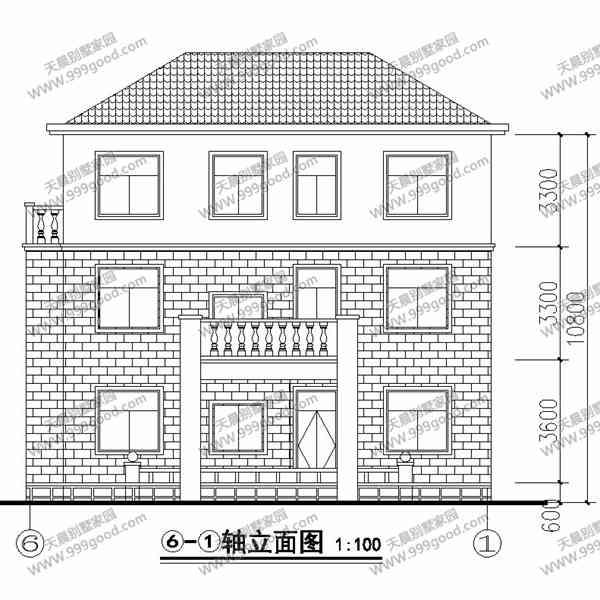 農村別墅設計圖，13.4X11.8米挑空，剛陽美中的曲線美！