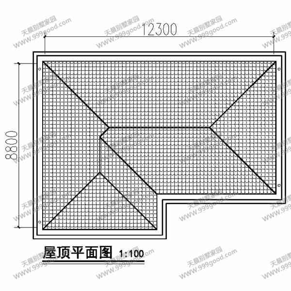 農村別墅設計圖，13.4X11.8米挑空，剛陽美中的曲線美！