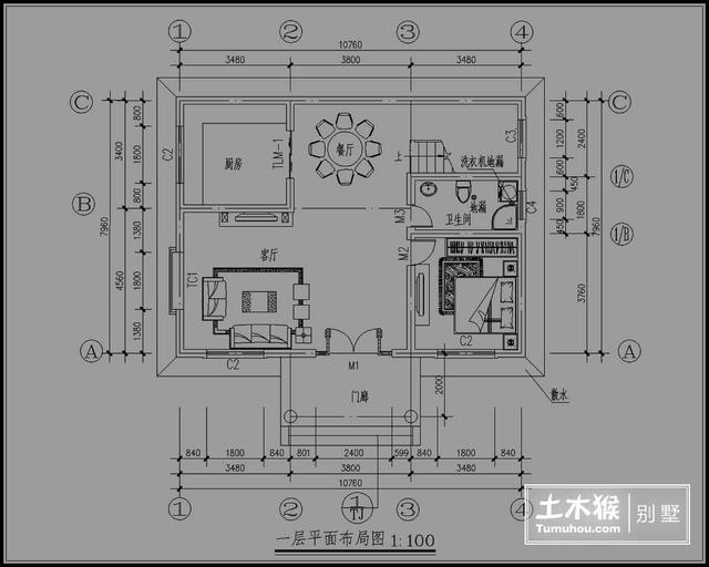 總造價(jià)約13萬(wàn)的農(nóng)村別墅（附詳細(xì)圖紙）