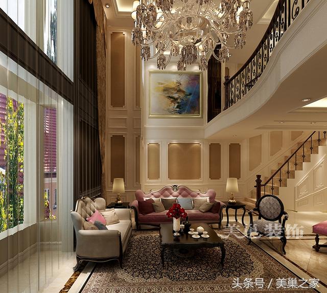 有個有錢的老爸就是不一樣，260平別墅簡歐風格，奢華的生活