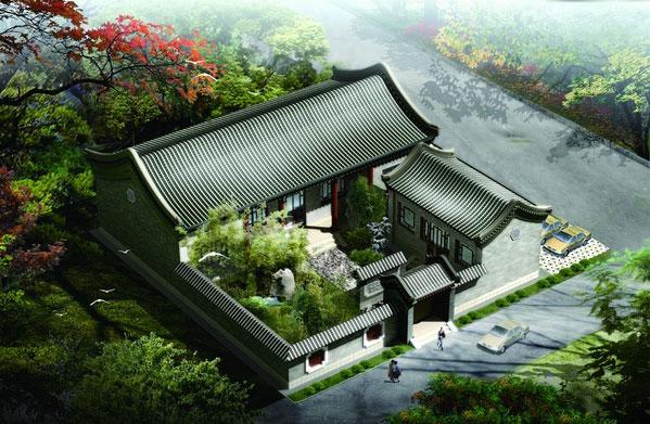 四合院設計別墅，聚攏在一起的，護著你的喜好，才叫家！