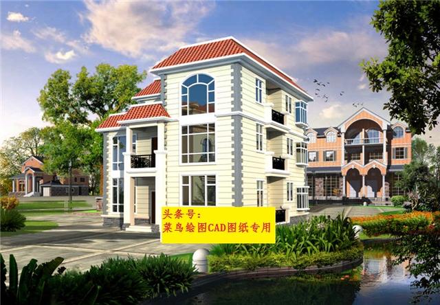 32萬建3層別墅！3套方案可選，四室兩廳套房形式（每戶一層）