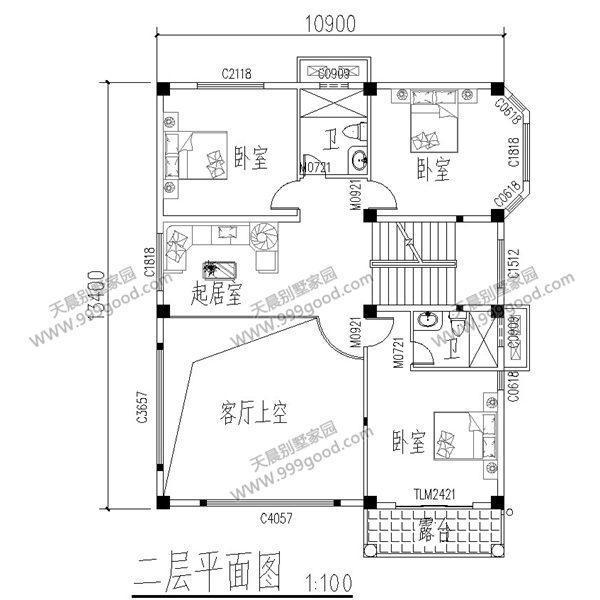 6套農村別墅設計圖，第2套性價比高，實用性強！含預算