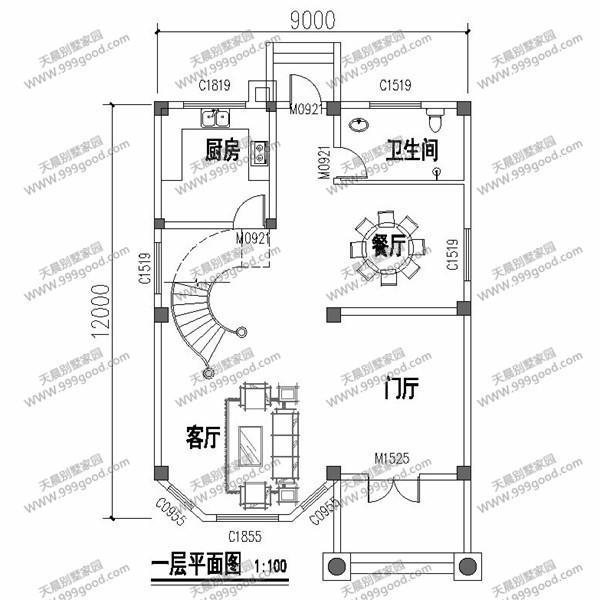 6套農村別墅設計圖，第2套性價比高，實用性強！含預算