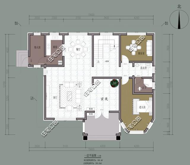 農村別墅戶型2套，歐式外觀帶柴火灶，不倫不類還是兼容并包？