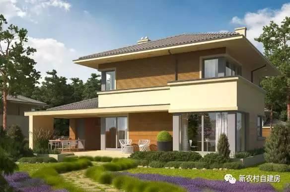 帶陽光房的農村二層別墅，實用又富有朝氣，80后建房首選