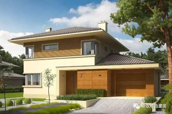 帶陽光房的農村二層別墅，實用又富有朝氣，80后建房首選