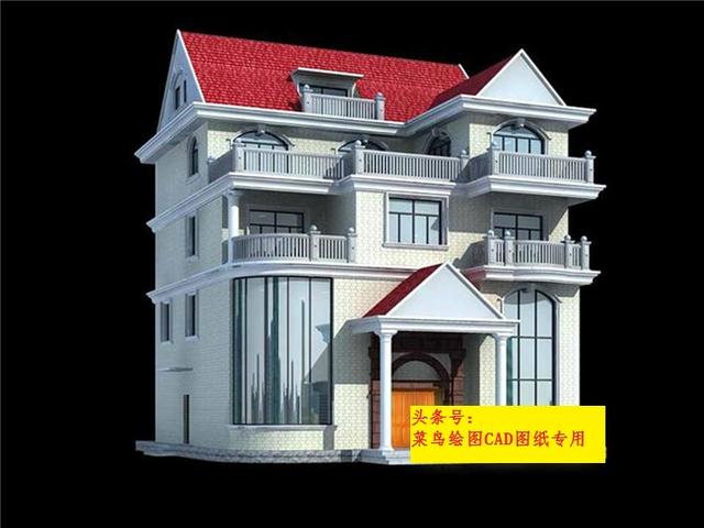 40萬建3層別墅！造型層次豐富，帶夾層、會客廳、吧臺、娛樂室