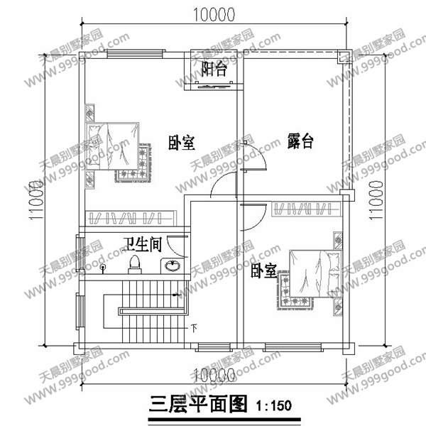 5套10米面寬或進(jìn)深的農(nóng)村別墅設(shè)計圖，第2套適合你嗎？