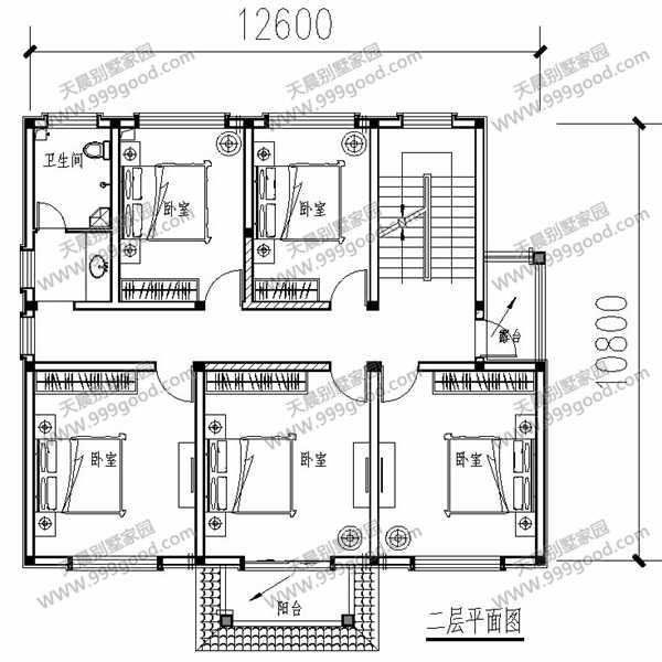 5套10米面寬或進(jìn)深的農(nóng)村別墅設(shè)計圖，第2套適合你嗎？