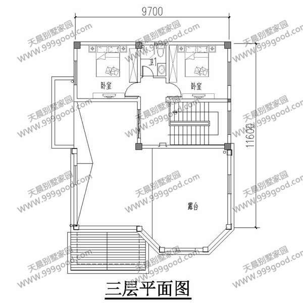 5套10米面寬或進(jìn)深的農(nóng)村別墅設(shè)計圖，第2套適合你嗎？