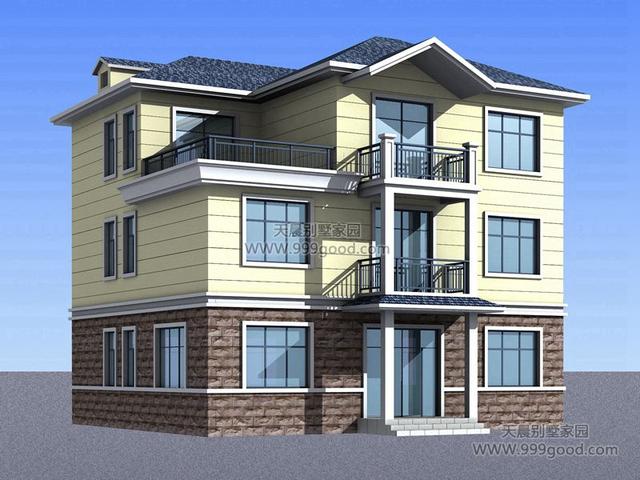 5套10米面寬或進(jìn)深的農(nóng)村別墅設(shè)計圖，第2套適合你嗎？