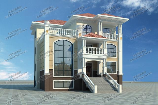 5套風格迥異的別墅戶型圖，第四套看了都想蓋一棟！