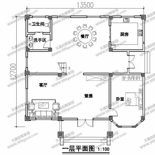 5套風格迥異的別墅戶型圖，第四套看了都想蓋一棟！