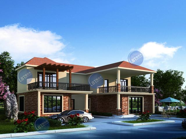 農村3合院戶型16.5X12.5米，有堂屋，這才是農村別墅！