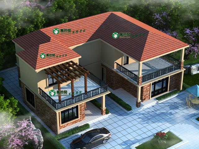 農村3合院戶型16.5X12.5米，有堂屋，這才是農村別墅！