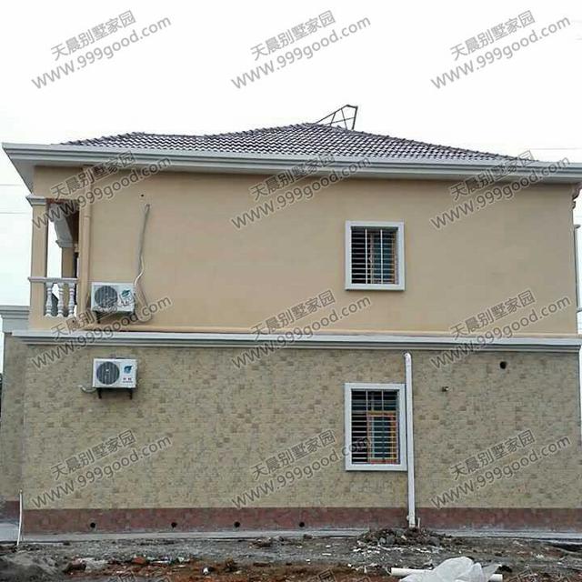 主體造價18萬，二層別墅設計圖，含建成實物照片！