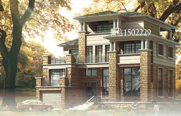 農村小別墅設計圖 新農村三層住宅設計圖 兩層自建別墅施工圖紙