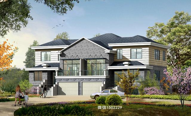 農村小別墅設計圖 新農村三層住宅設計圖 兩層自建別墅施工圖紙