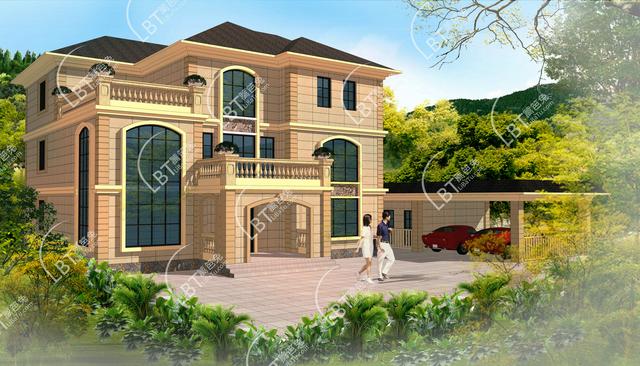 在農村僅花100萬！建出和房開商賣2000萬的豪宅別墅范兒！