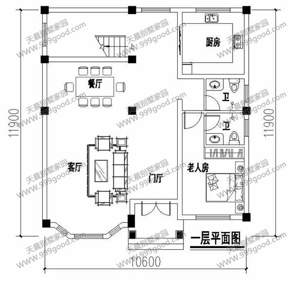 3套兩層自建房設計圖，造價均不超過20萬