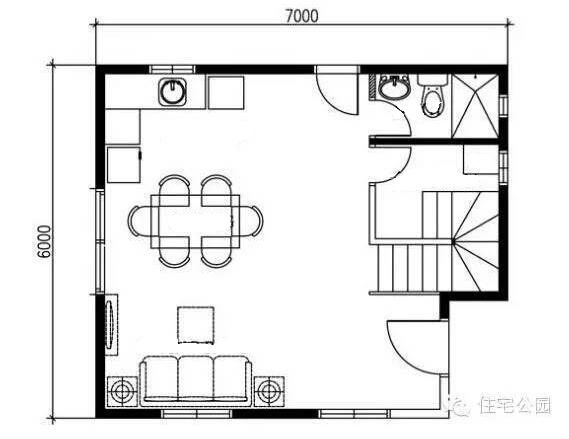 7X6米現代別墅，小戶型也可以很現代！