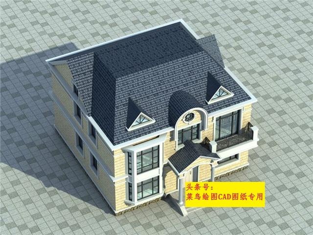 32萬(wàn)建2層別墅！實(shí)用框架復(fù)式結(jié)構(gòu)農(nóng)村別墅，帶玄關(guān)、老人房