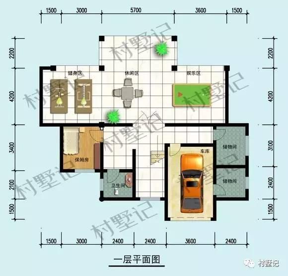 有了這款三層農(nóng)村別墅，下雨再也不用擔(dān)心受潮了