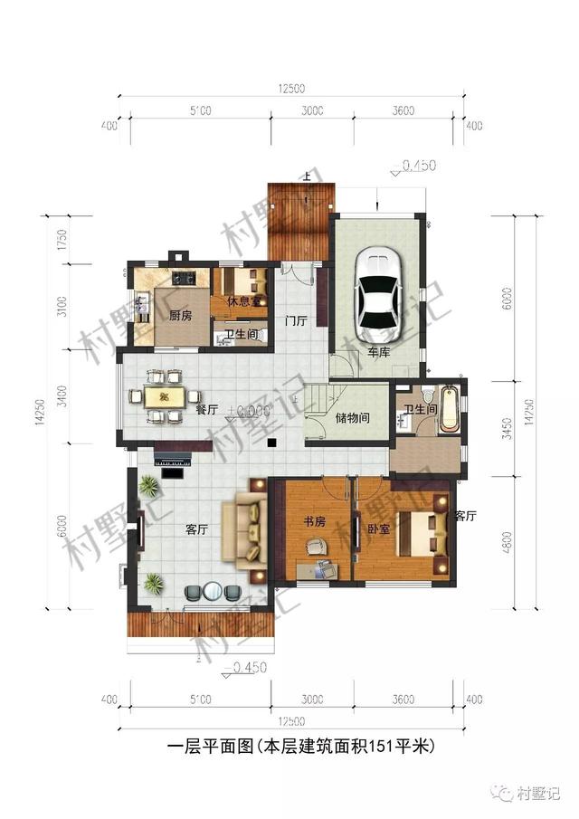 這套三層農村別墅很受華南地區人們的喜愛