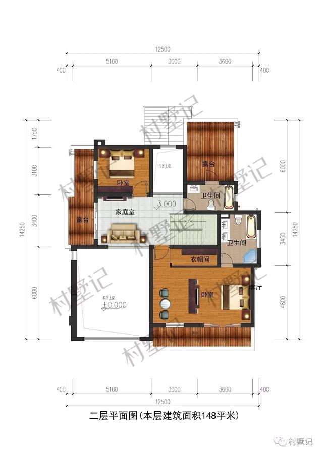 這套三層農村別墅很受華南地區人們的喜愛