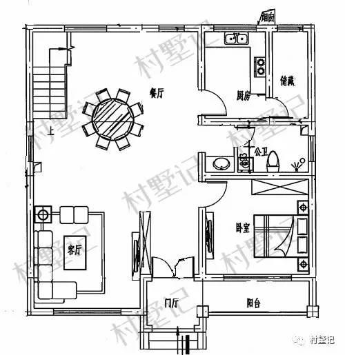 宅基地不夠大？來看看這套小戶型的二層農(nóng)村別墅吧