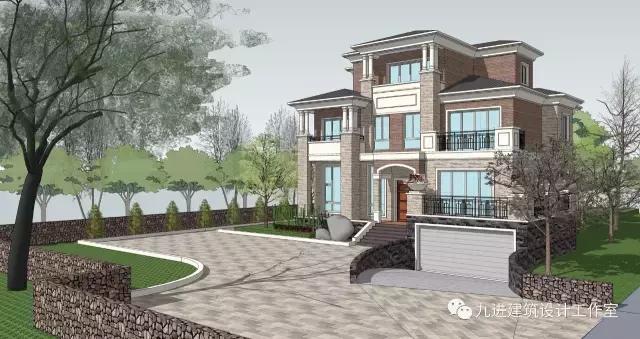 這樣的房子在村里很霸氣，15×13.9米帶車庫三層民宅！