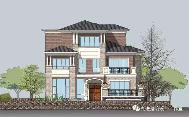 這樣的房子在村里很霸氣，15×13.9米帶車庫三層民宅！