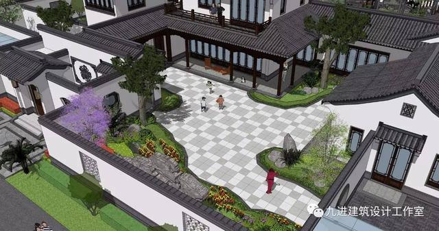 瞧！蓋一棟如詩如畫的宅院，人家就是這么任性