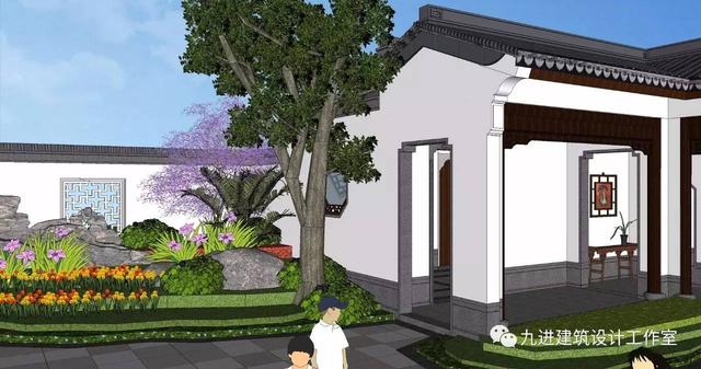 瞧！蓋一棟如詩如畫的宅院，人家就是這么任性