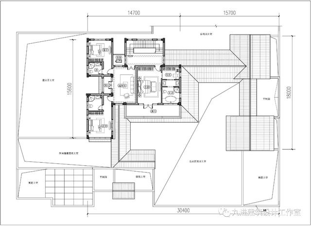 瞧！蓋一棟如詩如畫的宅院，人家就是這么任性