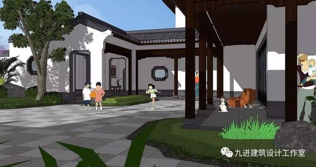 瞧！蓋一棟如詩如畫的宅院，人家就是這么任性