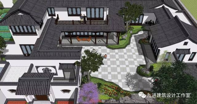 瞧！蓋一棟如詩如畫的宅院，人家就是這么任性