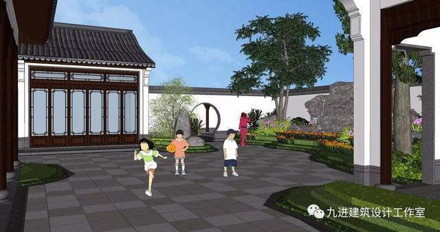 瞧！蓋一棟如詩如畫的宅院，人家就是這么任性