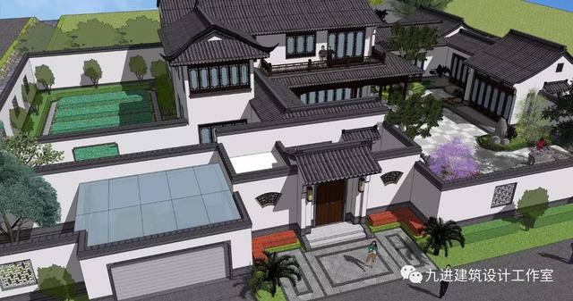 瞧！蓋一棟如詩如畫的宅院，人家就是這么任性