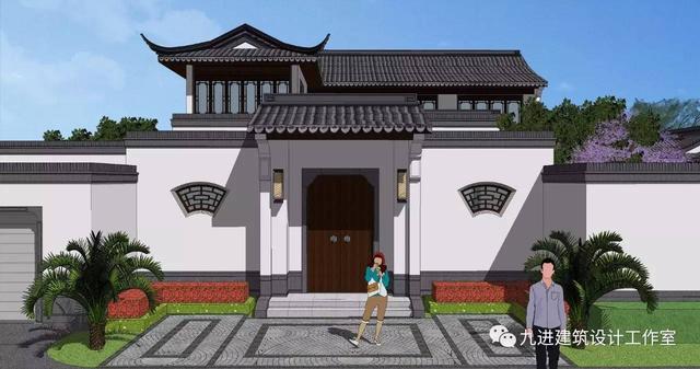 瞧！蓋一棟如詩如畫的宅院，人家就是這么任性