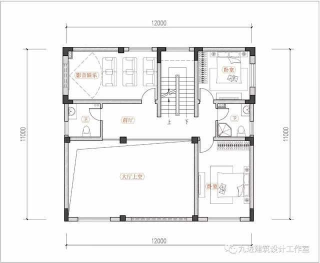 隱在山嶺川谷之中的徽式新民宅，雙大門高低層豪華休閑別墅