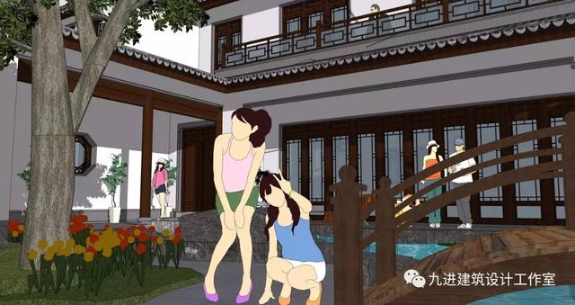 牛！自建中式合院民宅，也能蓋出如此美輪美奐的場景畫面