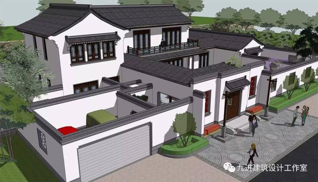 牛！自建中式合院民宅，也能蓋出如此美輪美奐的場景畫面