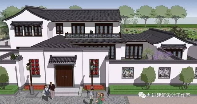 牛！自建中式合院民宅，也能蓋出如此美輪美奐的場景畫面