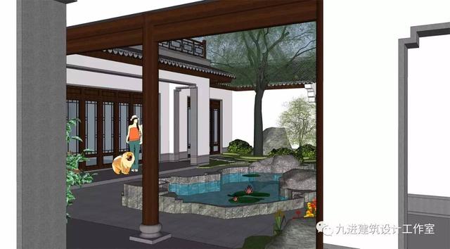 牛！自建中式合院民宅，也能蓋出如此美輪美奐的場景畫面