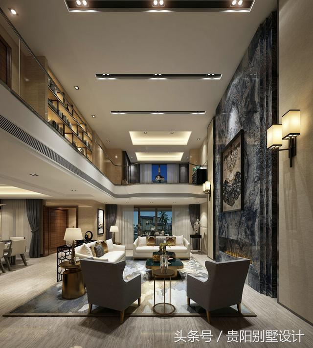 土豪自建別墅裝修效果圖太華麗，比城里的那些別墅樓盤強多了