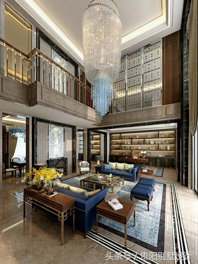 土豪自建別墅裝修效果圖太華麗，比城里的那些別墅樓盤強多了