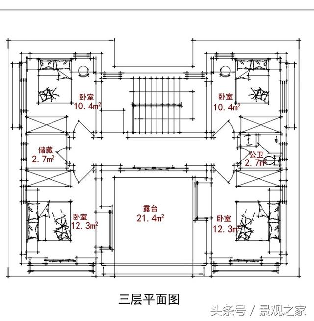 新農村自建房別墅圖紙 帶效果圖平面圖